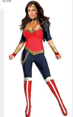 F1481   Wonder Woman Licensed Ladies Costume